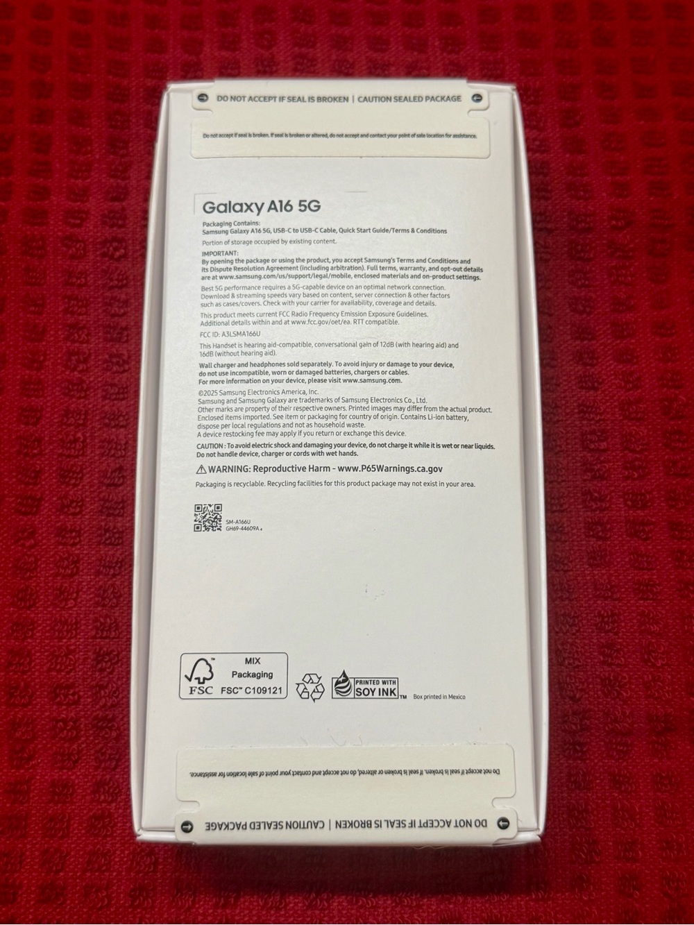 Samsung Galaxy A16 5G - Retail Box - Blue Black